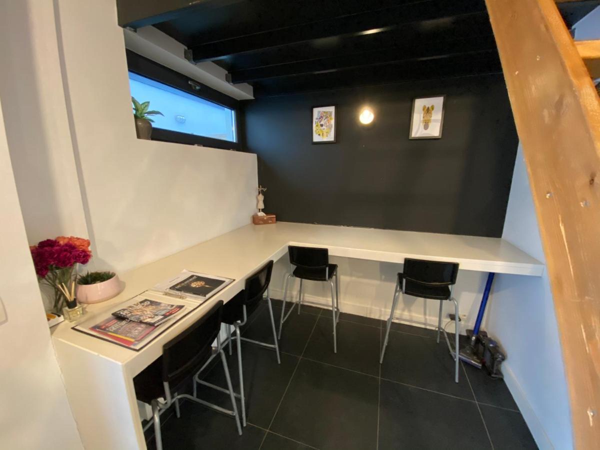 Modern Cozy Studio With Backyard Antuérpia Exterior foto