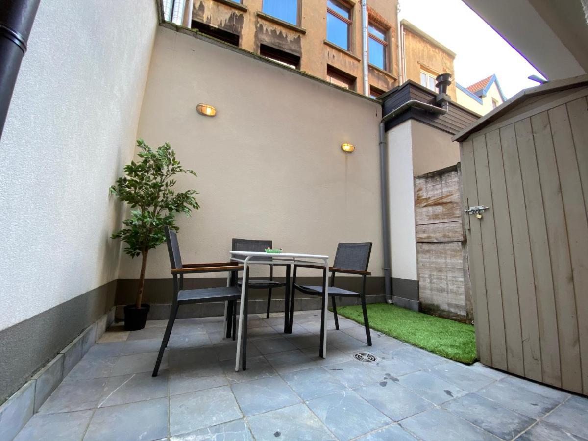 Modern Cozy Studio With Backyard Antuérpia Exterior foto