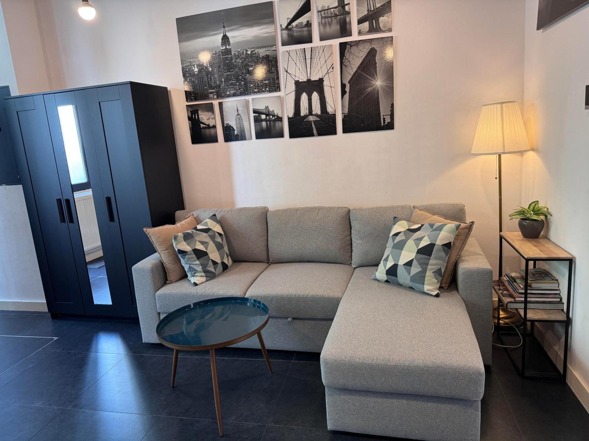 Modern Cozy Studio With Backyard Antuérpia Exterior foto
