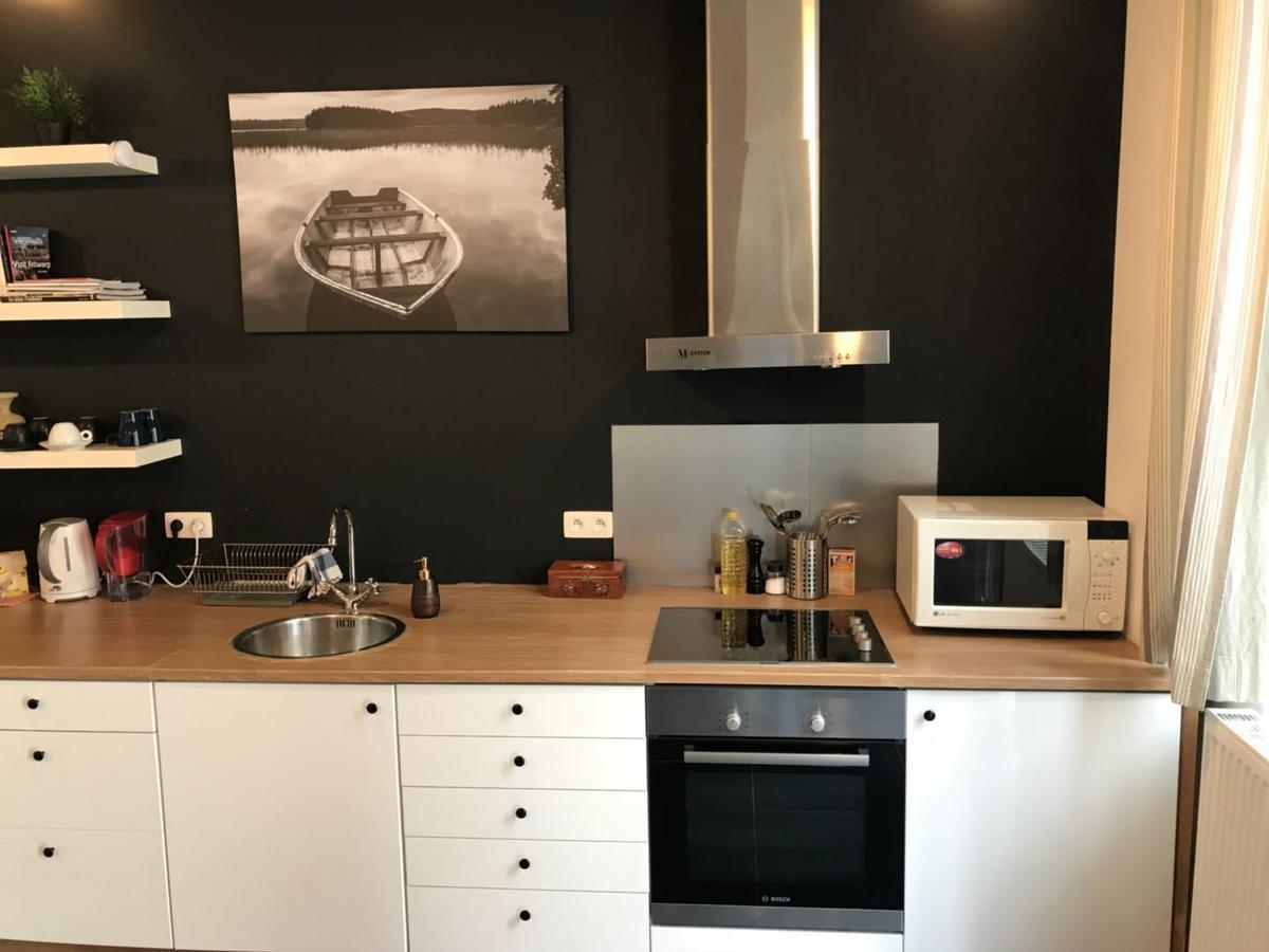 Modern Cozy Studio With Backyard Antuérpia Exterior foto