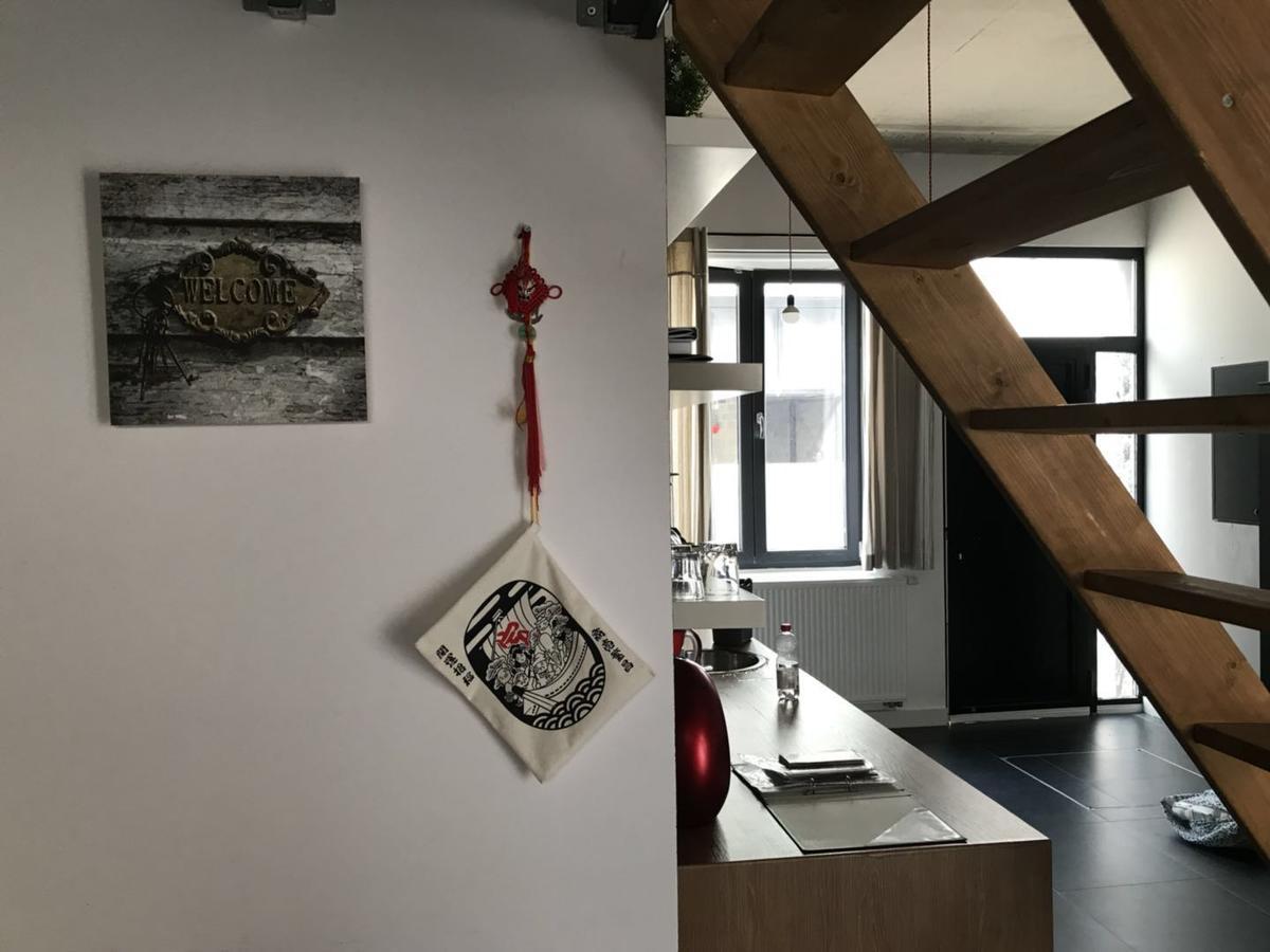 Modern Cozy Studio With Backyard Antuérpia Exterior foto